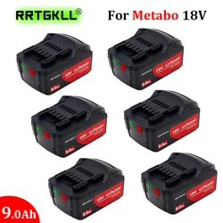 18V Battery for Metabo Power Tools Drill Driver Wrench Hammer Grinder Li-ion 18V 9000mAh Battery Asc55 Asc30 Li-power Compact