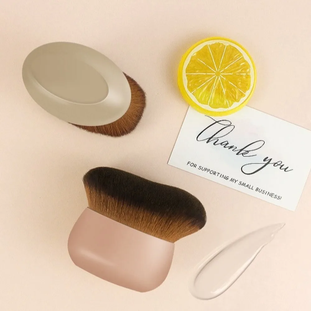 Pennello per trucco corpo morbido Applicatore multifunzionale extra large per la schiena autoabbronzante Pennello Kabuki professionale a testa larga da 65 mm