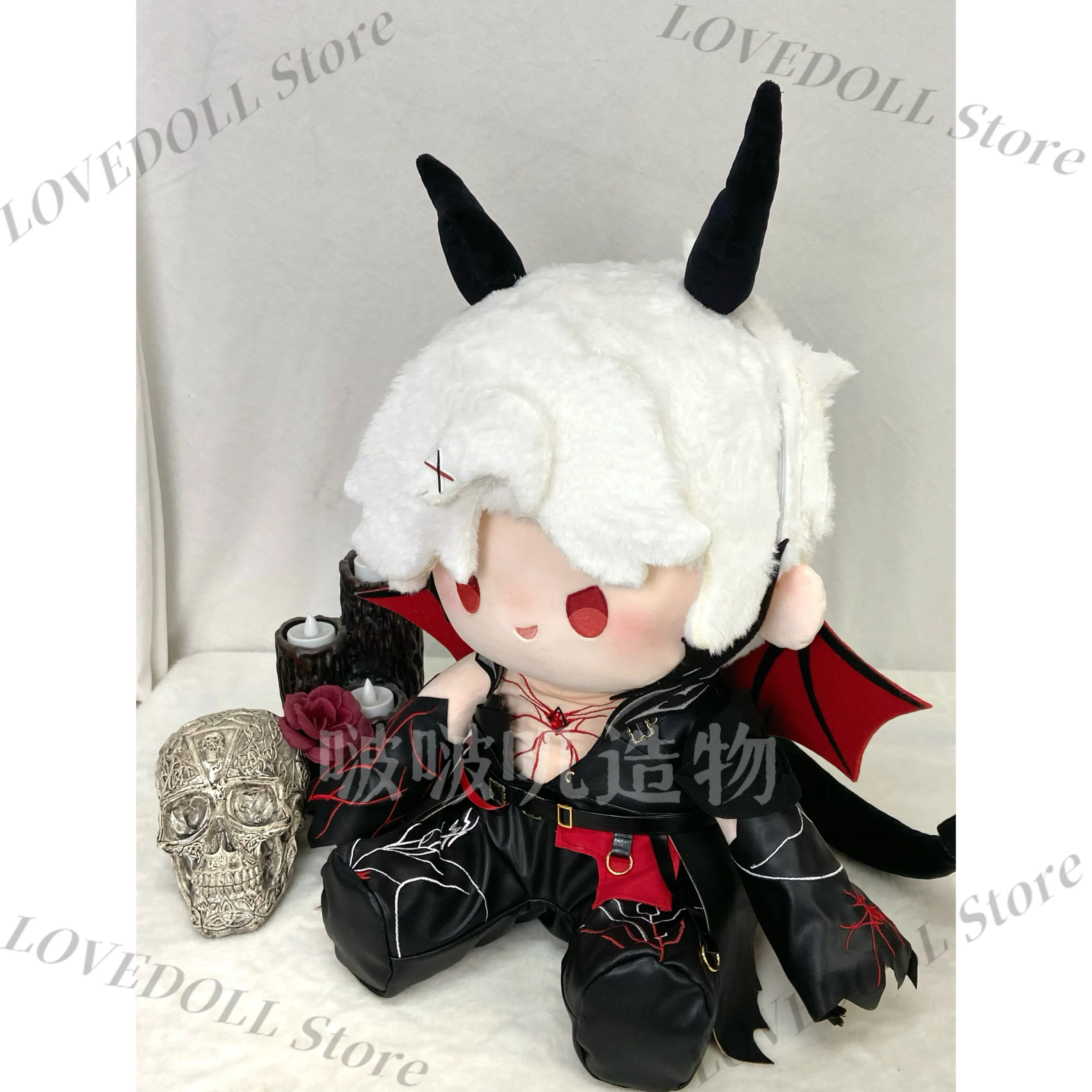 

40cm Love and Deepspace Sylus Anime Cute Body With Clothing Sets Plush Doll Dress Up Stuffed Plushie Cosplay Toys Gift