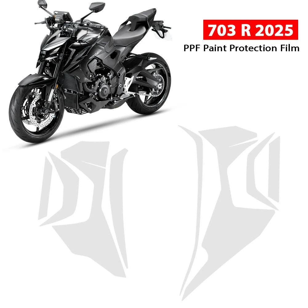 

Подходит для 703R ТПУ PPF, комплект для всего тела, защитная пленка для краски, чехол для мотоцикла, глянцевый чехол против царапин для ZONTES 703 R 2025