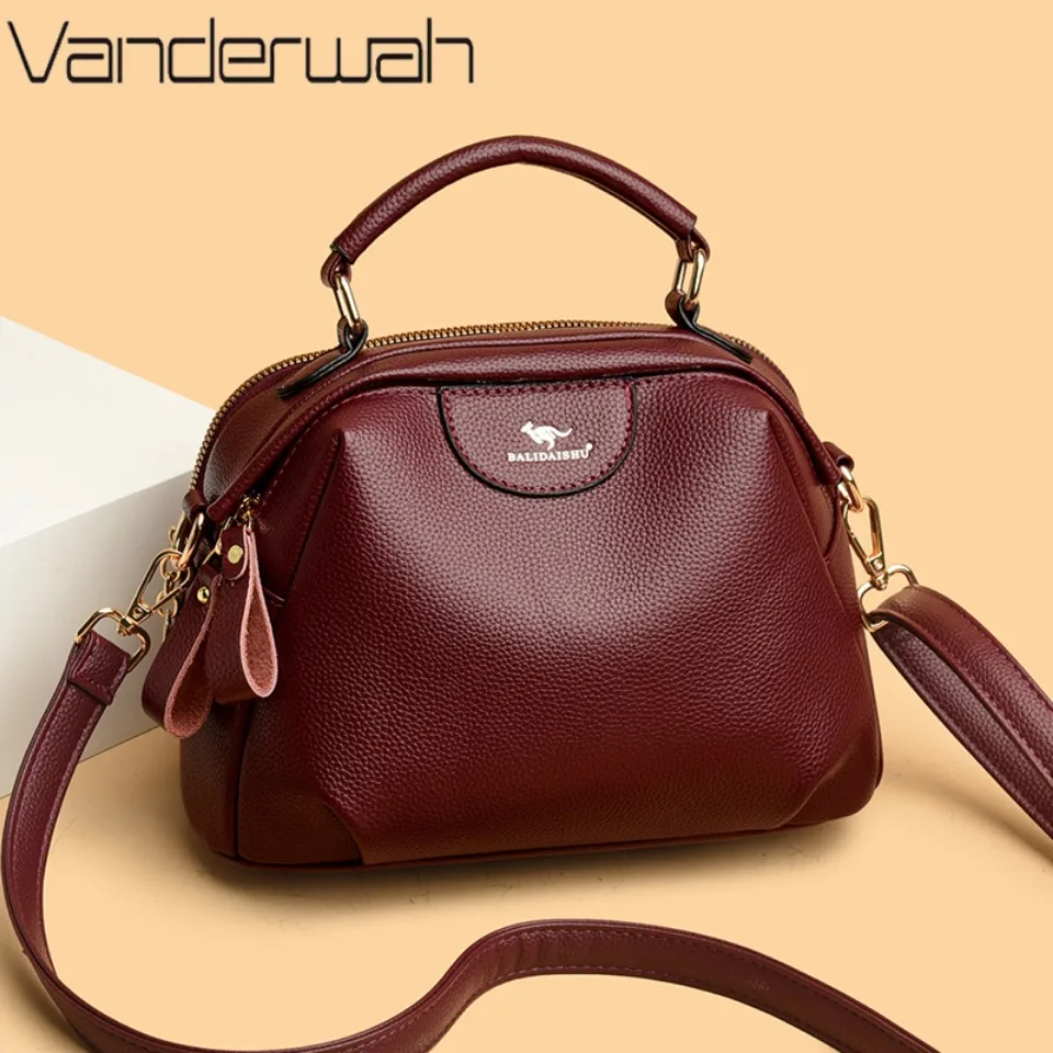 

Simple Design Shoulder Bags For Women High Quality PU Leather Purses Fashion Ladies Solid Color Handbags Casual Commuting Sac