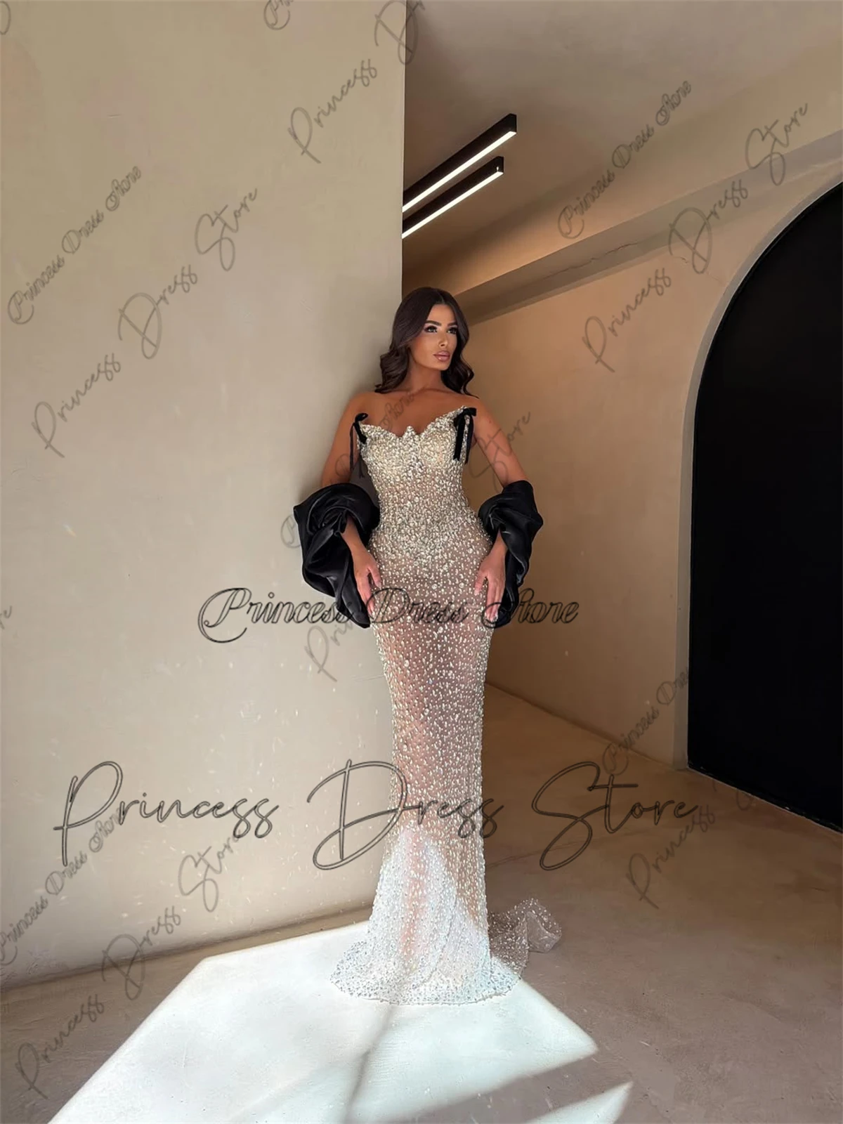 Luxury 2026 Prom Dress Sequin Lace Formal Evening Gown vestidos de noche  Length Party Dress for Wedding Customized