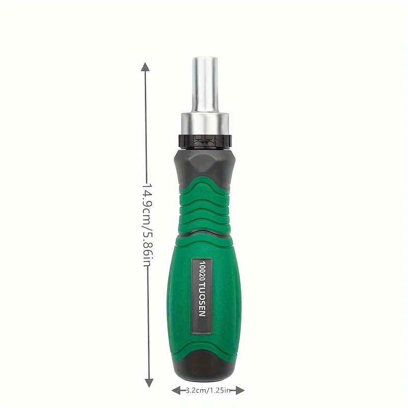 10-In-1 Portable Screwdriver Set With Crosshead Ratchet Dual Purpose Compact Design For Easy Use Hardware Hand Tools