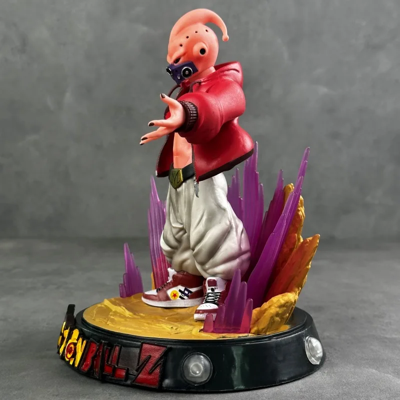 Bandai Dragon Ball hecho a mano GK, hombre mágico de moda Bu Ou Can Shine Super Saiyan, modelo de Anime, caja de estatua, adorno de caja ciega hecho a mano