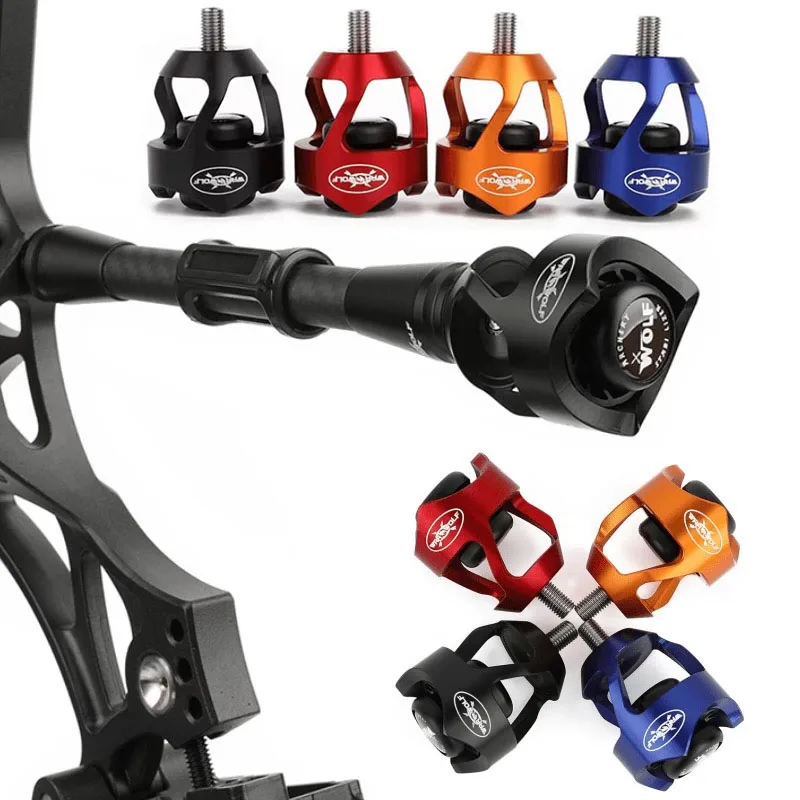 Bogenschießen Balance Bar Stabilisator Ball Bogen Riser Dämpfer Stoßdämpfer Recurve Compound Bogen Schießen Jagd Ausbildung Zubehör