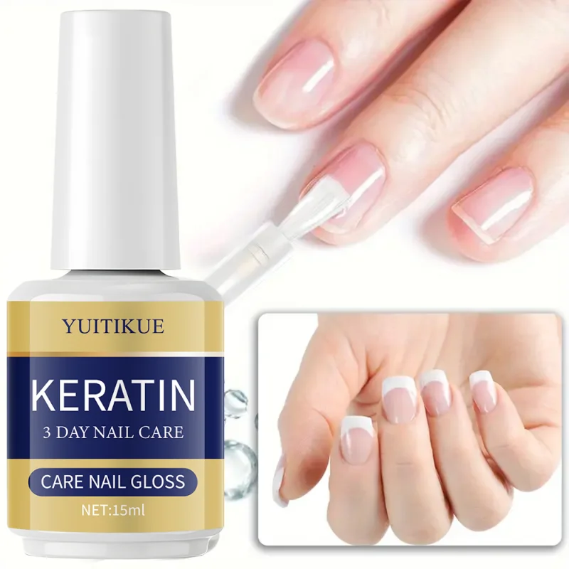 

15ml Care Nail Polish - Alcohol-free keratin-based nail polish, long-lasting anti-chipping and anti-breakage formula, strong, we