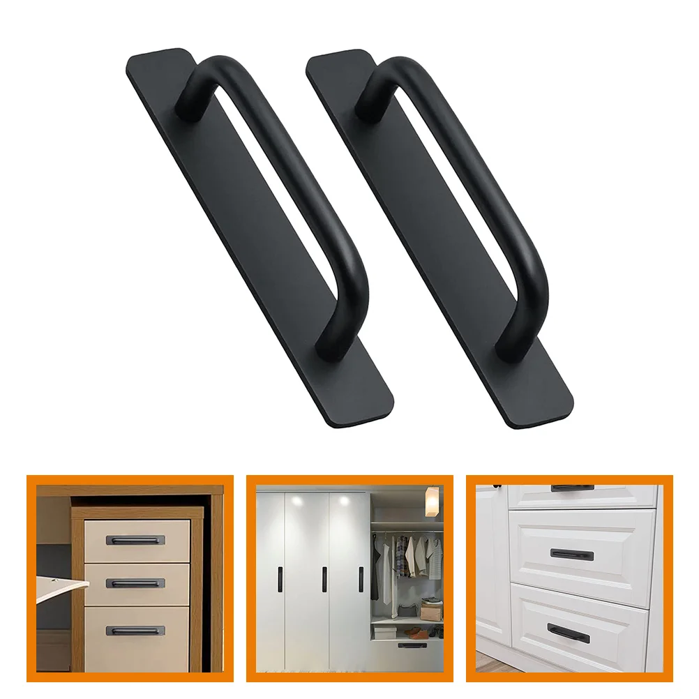 2pcs Sliding Screen Door Handle Adhesive Handle Stick On Handle Peel And Stick Handle