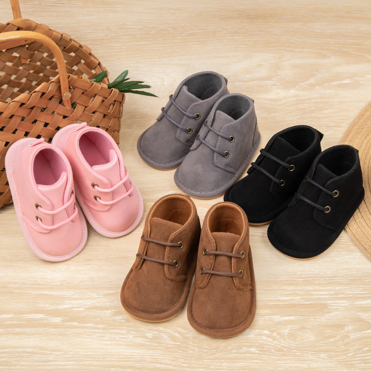 

​Kids' Winter Shoes Toddler Fashion Warm Snow Boots an for 0-12 Months Boys Girls Cotton Non-slip White Pink Shoe Size 11cm-13cm