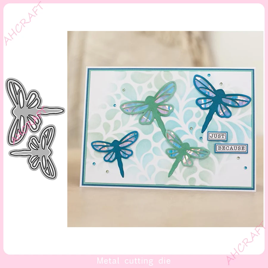 Splendid Dragonflies Metal Cutting Dies for DIY Scrapbooking Photo Album Decorative Embossing Paper Card Crafts Die Cut 