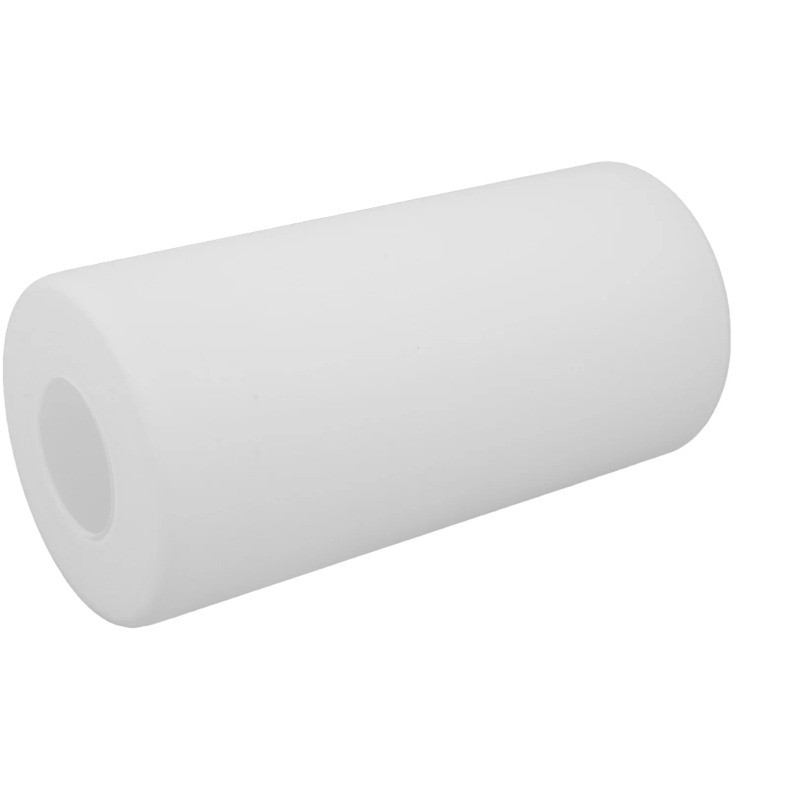 

Glass Lamp Shade Replacement for E27 Socket Table Floor Lamps - White Cylinder Glass Light Bulb Cover with Frosted Finish Modern