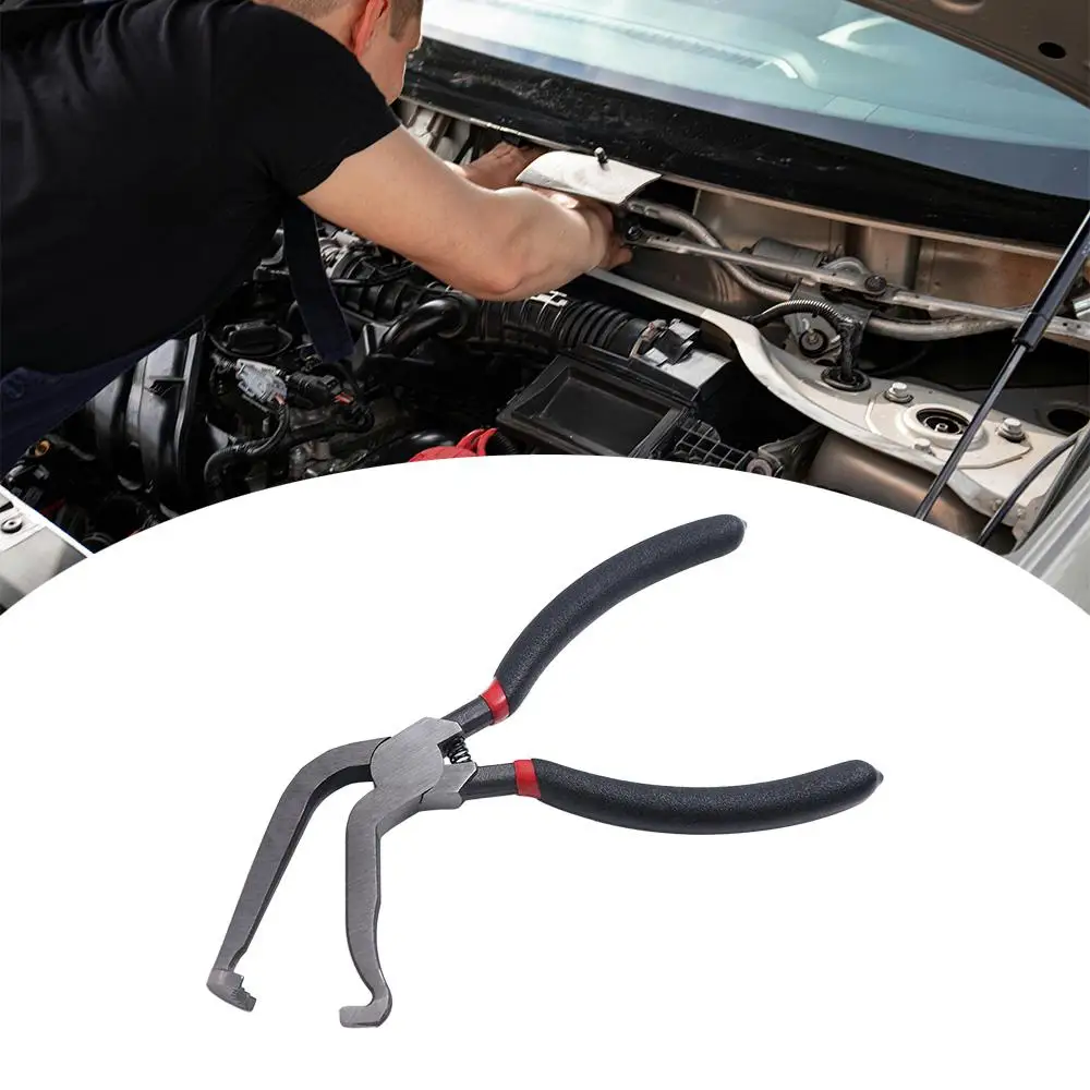 65 Degree Electrical Disconnect Pliers Ergonomic Handle Easy Operation Electrical Connector Fuel Line Quite Release Carbon steel