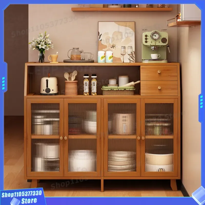 Modern Minimalist Sideboard Cabinet For Living Room Small Apartment Storage Unit Coffee Tea Table Integrated Wall Locker