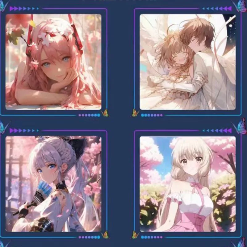 Wholesales Mixed Animation Collection Dream Story Wave3 Demon Goddess Quicksand Male God Complete Playing Set Trading Cards