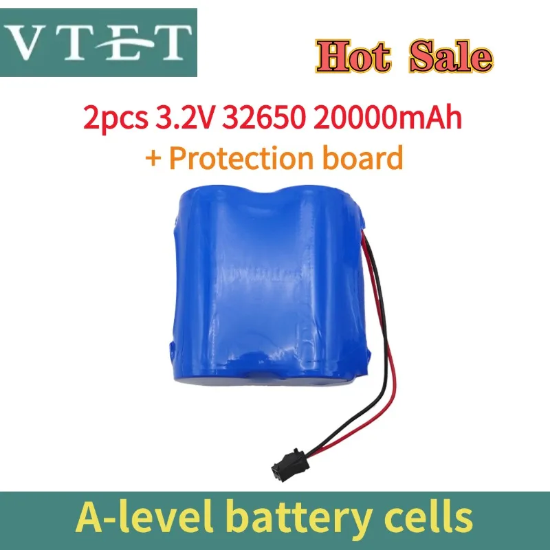 2024 New Solar Lamp Battery 3.2V Large Capacity Lithium Battery Solar Street Lamp Floodlight Battery with Protection Panel BMS