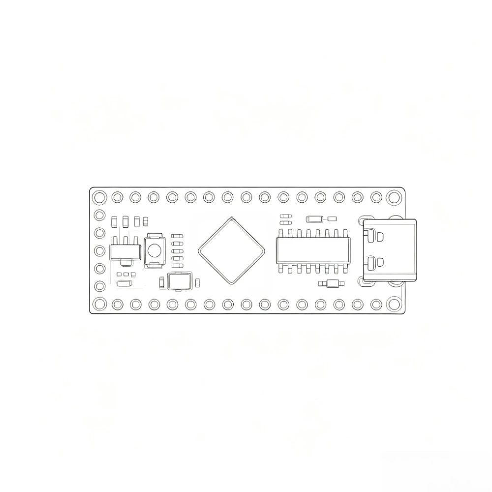 1-5PCS/Lot LGT8F328P-LQFP32 MiniEVB TYPE-C USB Compatible with ATMEGA328 For Nano V3.0 LGT8F328P HT42B534-1 SOP16