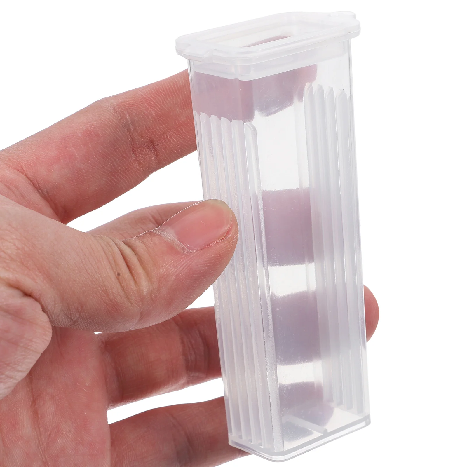

10 pcs Holder Box Clear Plastic Microscope Slide Storage Pp Material Sturdy Lab Specimen Clean Individual Slide Boxes