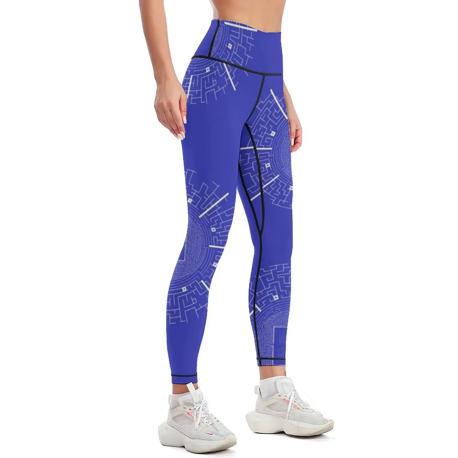 The Maze Runner Blueprints Leggings harem pants gym's sportswear legings for fitness workout shorts Womens Leggings