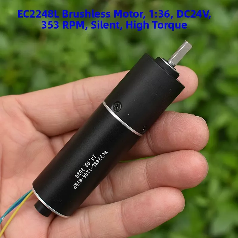 Brushless Planetary Gear Motor 2248 Extended Torque DC24V Hollow Cup Brushless Motor