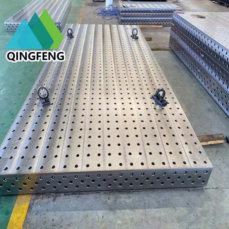 

Professional Welding Table with D28 Fixture Holes - Nitrided Surface, Anti-Spark & Universal DIY/Factory Use