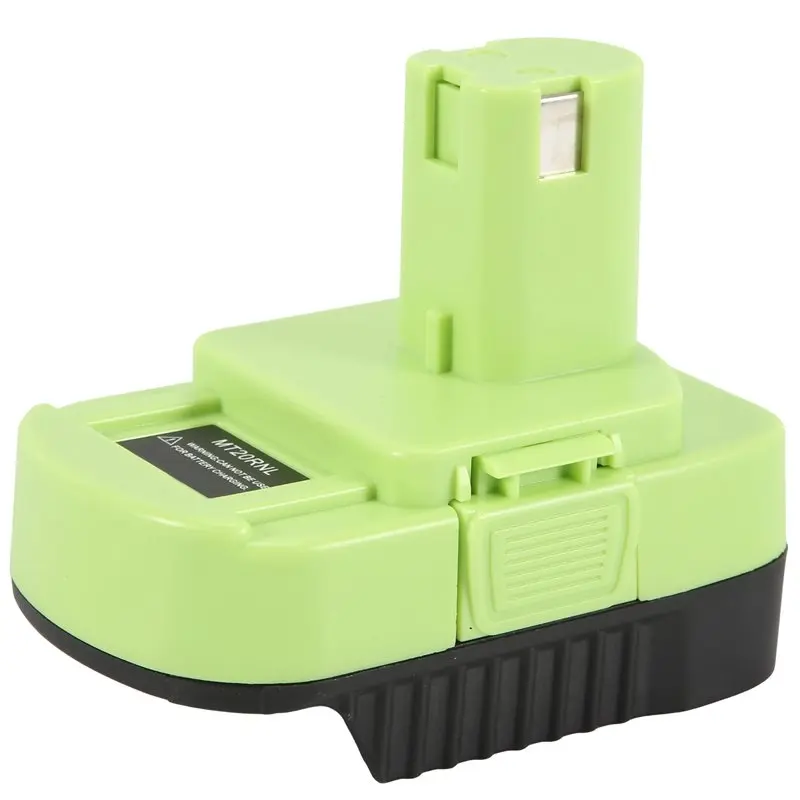 A27F-MT20RNL Battery Adapter ABS For Ryobi 18V Tools,Converts For 18V Li- Battery To Ryobi 18V Li- Battery