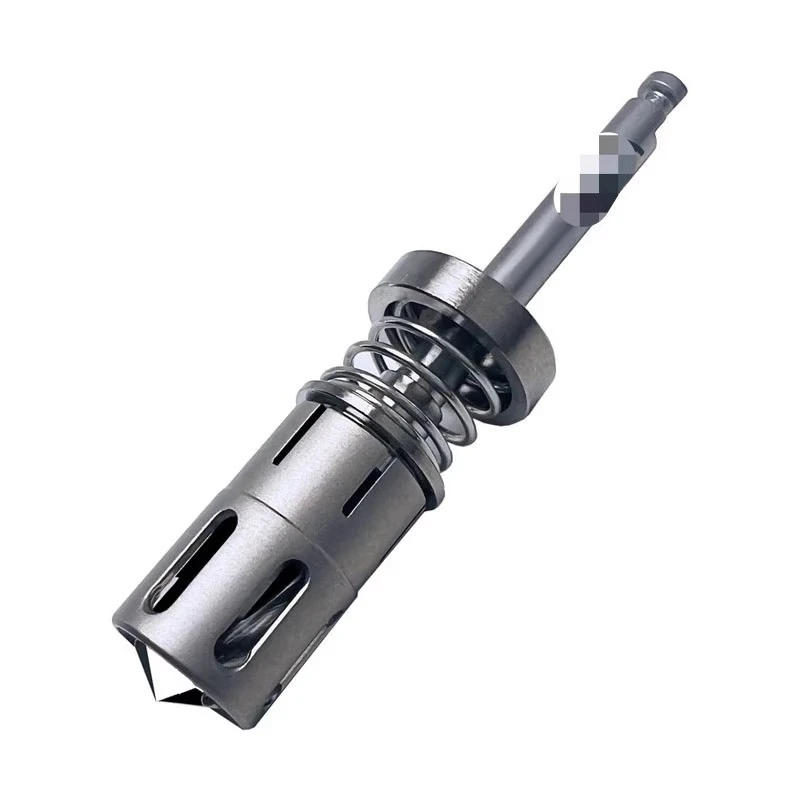3 Types Dental Implant Bone Extraction Drill Self Grinding Bone Powder Collection Drill Positioning Spring Device Outer Cover