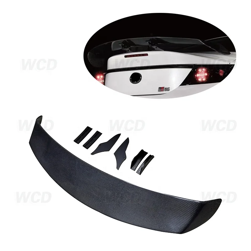 2022 New GR86 BRZ ZD8 Sard style Carbon Fiber Rear Spoiler Swan Neck Wing Spoiler