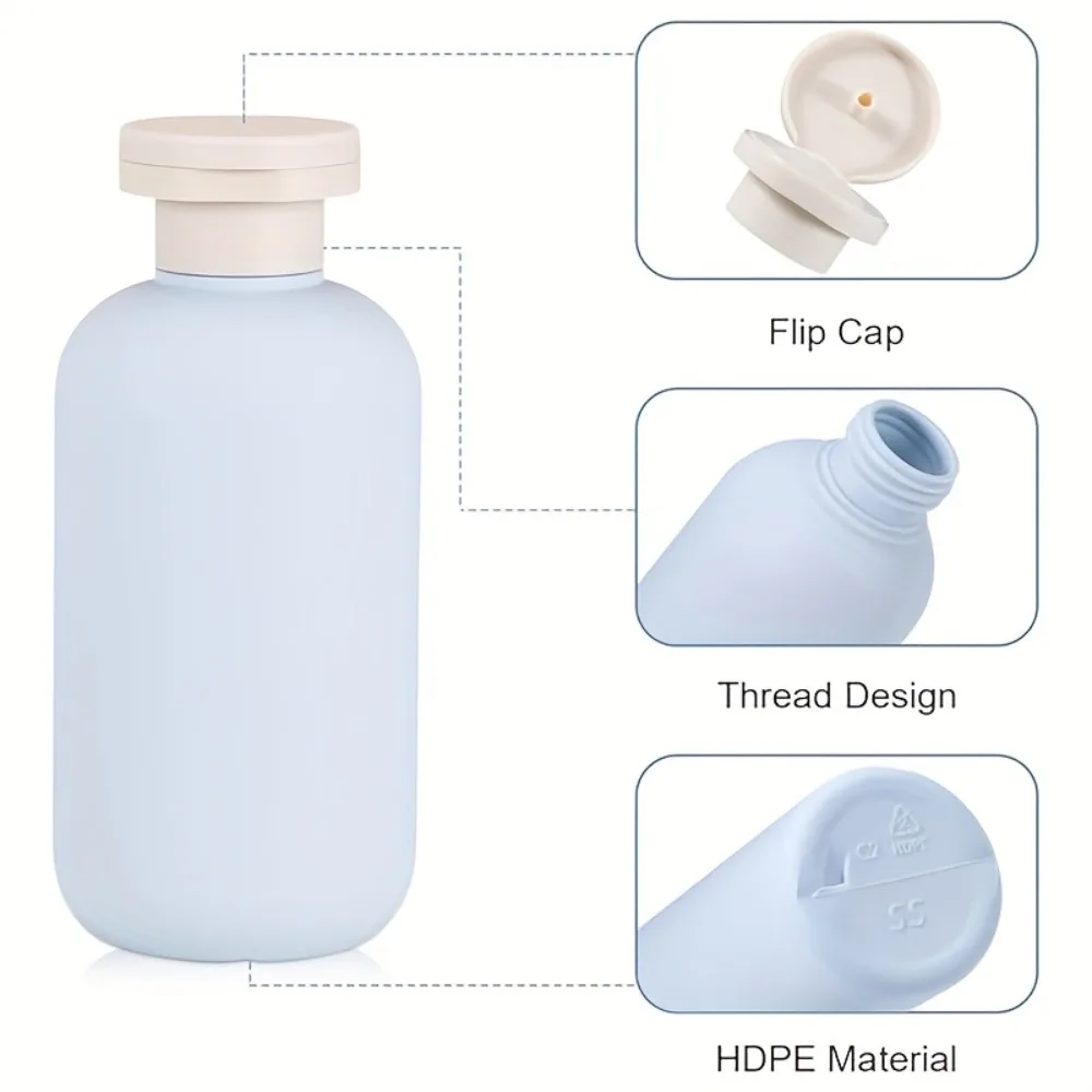 3 Stuks Hervulbare Draagbare Reisflessen 100 Ml Lekvrij Tsa Goedgekeurd Voor Shampoo Douchegel Zachte Knijpbuizen voor Reizen