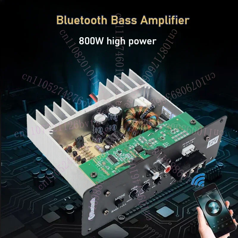 

Автомобильный 12В мощный сабвуфер DIY с Bluetooth и усилителем NB, подходит для домашней многофункциональной аудиосистемы