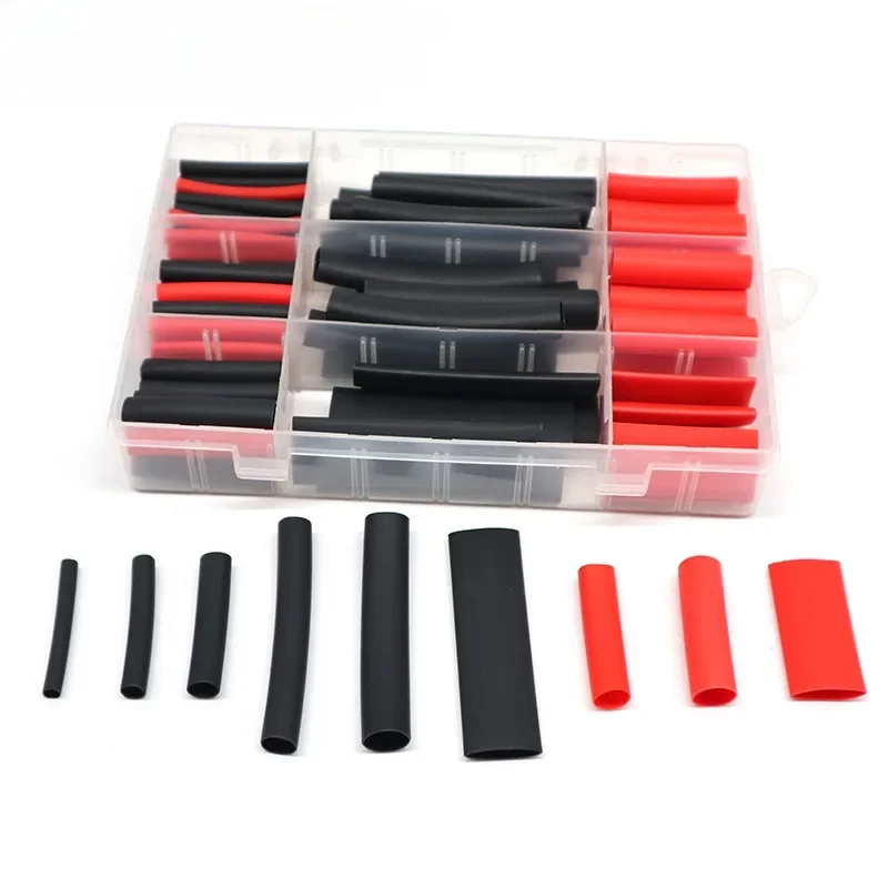 270Pcs 3:1  Heat Shrink Tube Assorted Kit Insulation Shrinkable Tube  Polyolefin Insulation  Sleeve Electrical Connection Wire