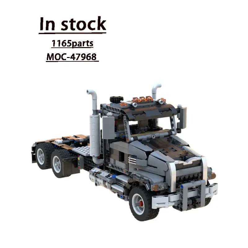 

MOC-47968 Cargo Transport Truck Splicing Assembly Building Block Model • 1165 Parts MOC Creative Boy Birthday Building Block Toy