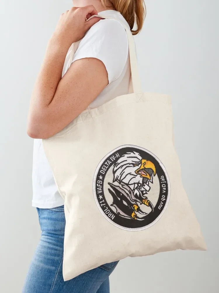 

NROL 71 Launch Team Logo Tote Bag tote bag screen sacs de shopping cute pouch bag tote men's