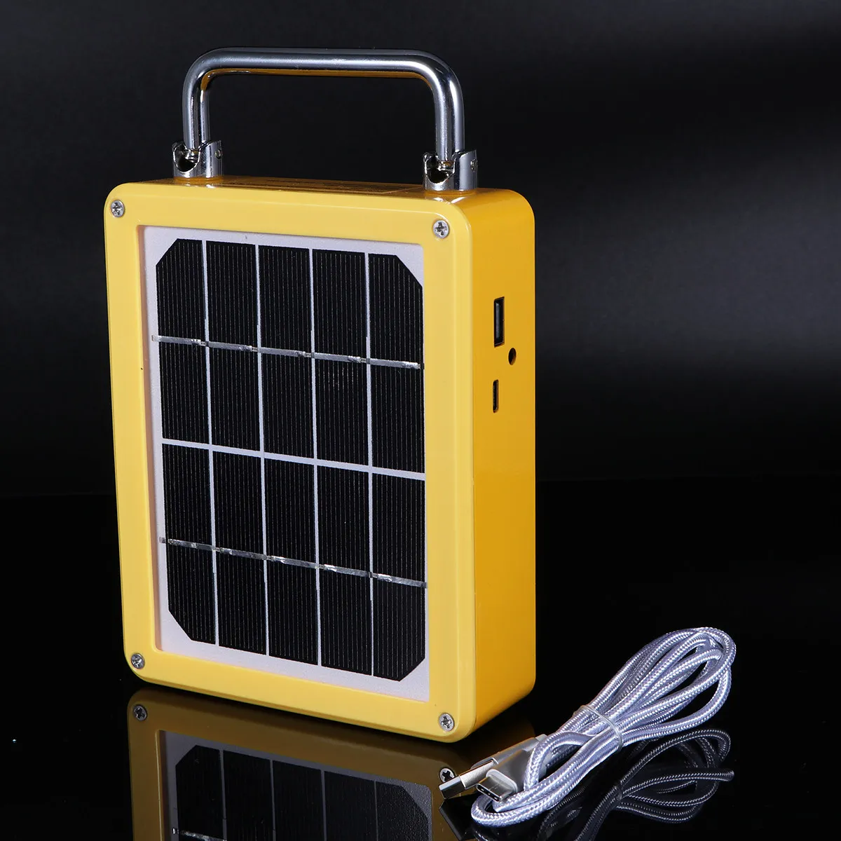 solar-cob-work-light-for-outdoor-camping-enthusiasts-to-improve-working-visibility-10w-6000k-yellow-aluminum-alloy