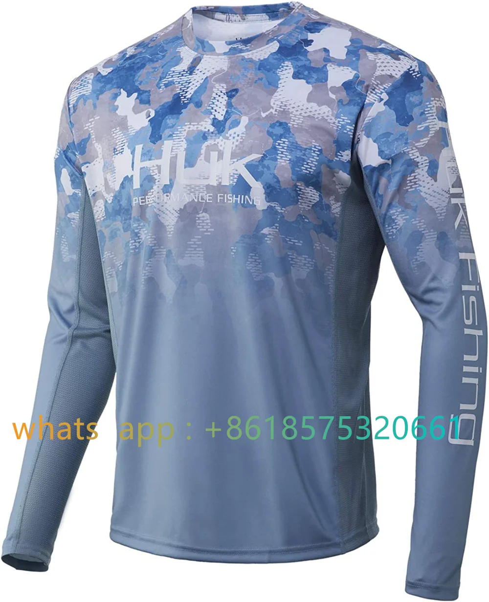 Kids Huk Icon X Camo Upf 50+ Long-sleeve Fishing Shirt Fishing Shirt Performance Fishing Shirt Sunscreen Anti-uv Fishing Jersey