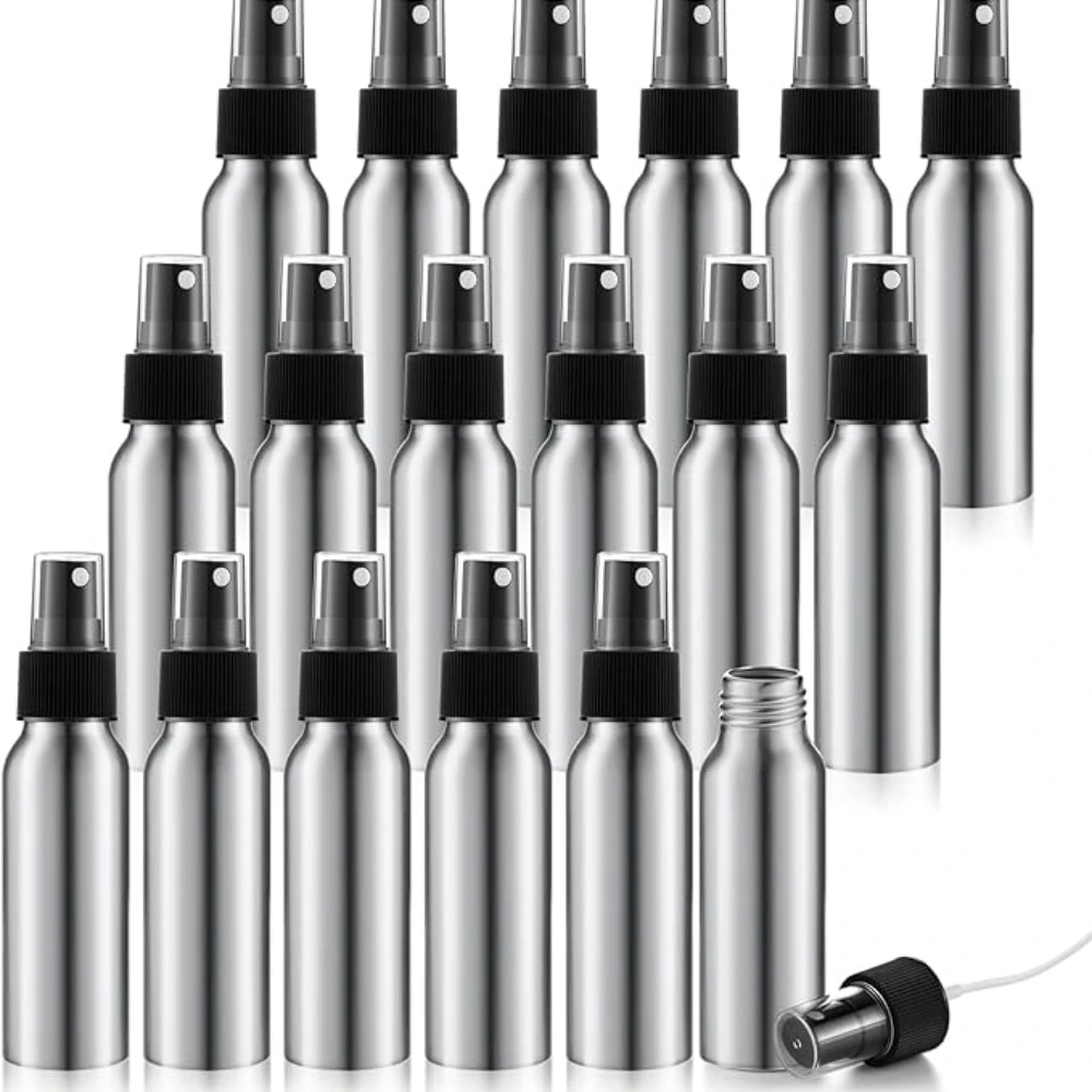 1 Stück 30ml-120ml Aluminium leere Sprüh flasche Kosmetik flasche leere Mini-Metall zerstäuber flaschen Reise größe für die Aufbewahrung von Parfüm