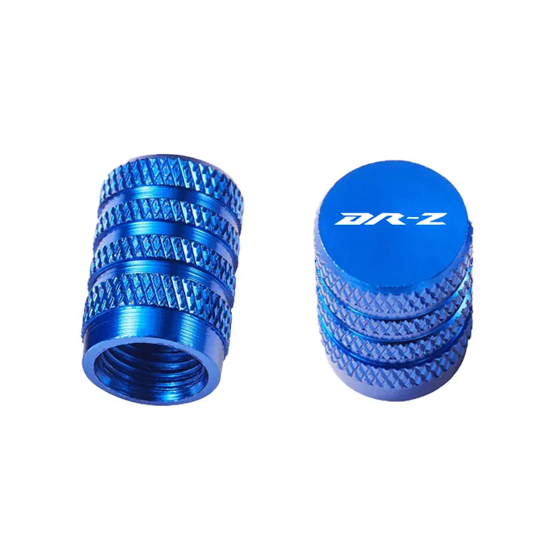 2pcs Motorcycle CNC Aluminum Tire Valve Air Port Stem Cover Cap For SUZUKI DRZ 125 250 400E 400 SM DRZ400SM DR-Z 400 Accessories