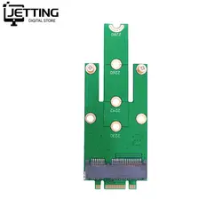 NGFF M.2 B + M 키 to mSATA 미니 PCI-E PCI-Express SATA 3.0 SSD 수 컨버터 어댑터 카드, 2242/2260/2280 M2 Ngff SSD용