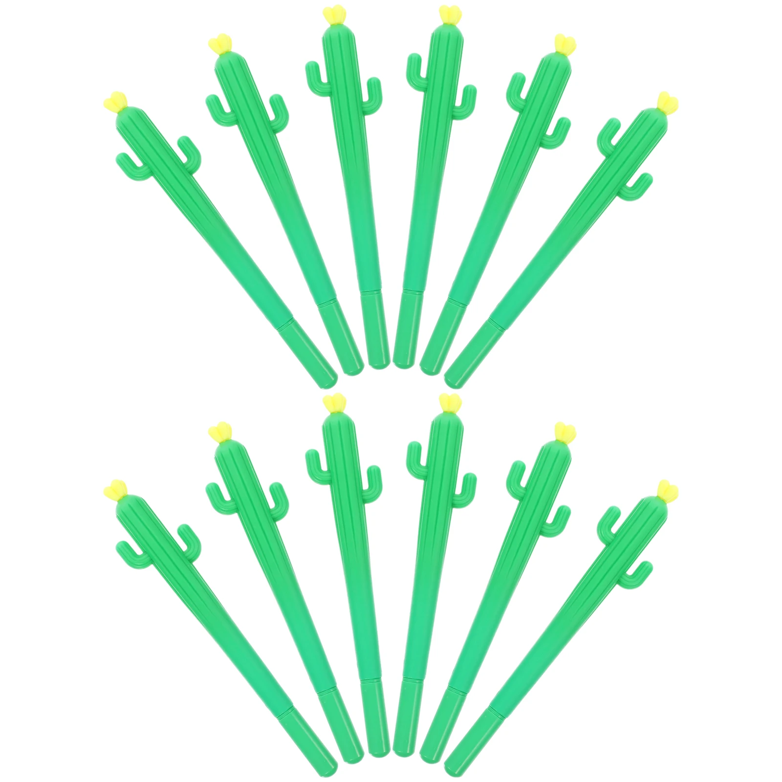 

12 Pcs Cactus Gel Pen Pens for Students Kids Writing Shaped Unique Teacher Plain