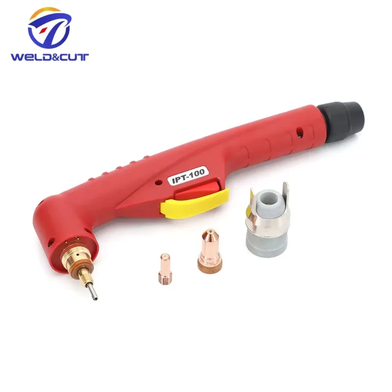 PT100/IPT100 Air Cooled Handle Plasma Cutting Torch Central Adaptor 5m Gun With All Consumables