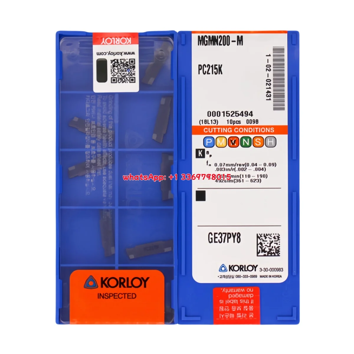 

100% Original MGMN MGMN200 MGMN2002 -02 04 6D -L R DS PT PC5300 TC520 H01 Groove Insert