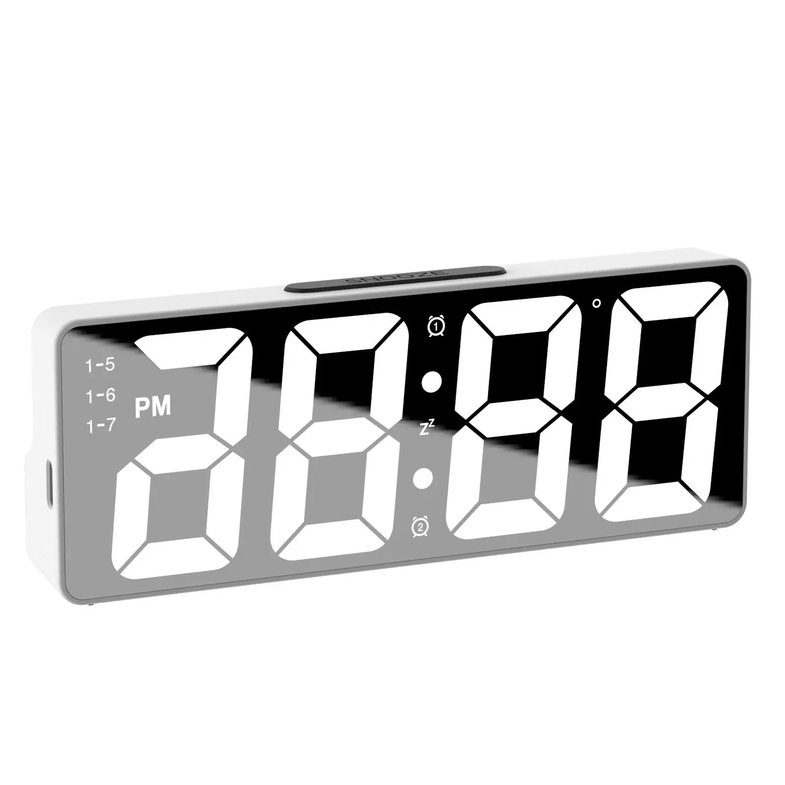 

Cross-border simple LED alarm clock electronic clock student plug-in dual-purpose small alarm clock digital clock voice-controll