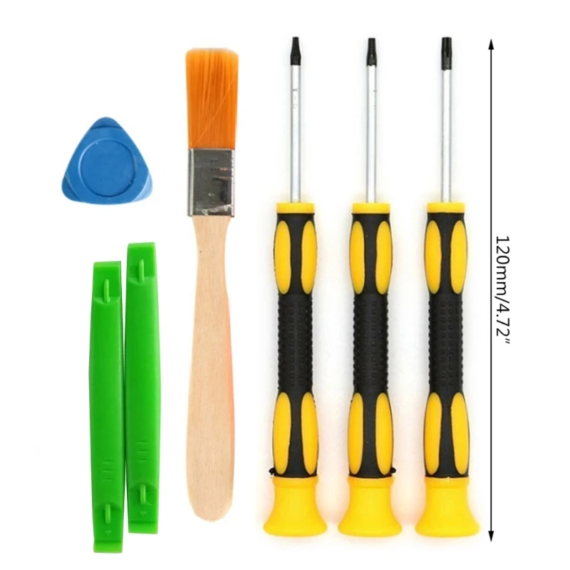 1 Set DIY Hand Tools Game T6 T8 T10 Screwdriver Repair Install And Open Tool Kit For X Box One 360 PS3 PS4 And Laptop,Camera