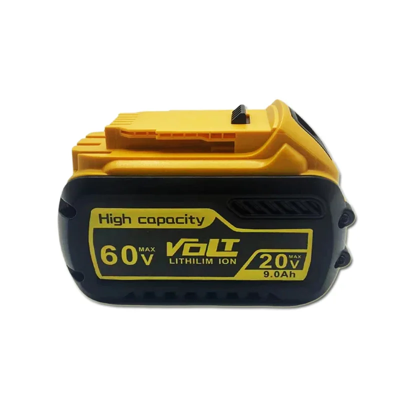 Batterie lithium-ion pour Dewalt, 20V, 60V MAX, 9,0 Ah, DCB609, DCB200, DCB201, DCB609, DCB182, DCB204