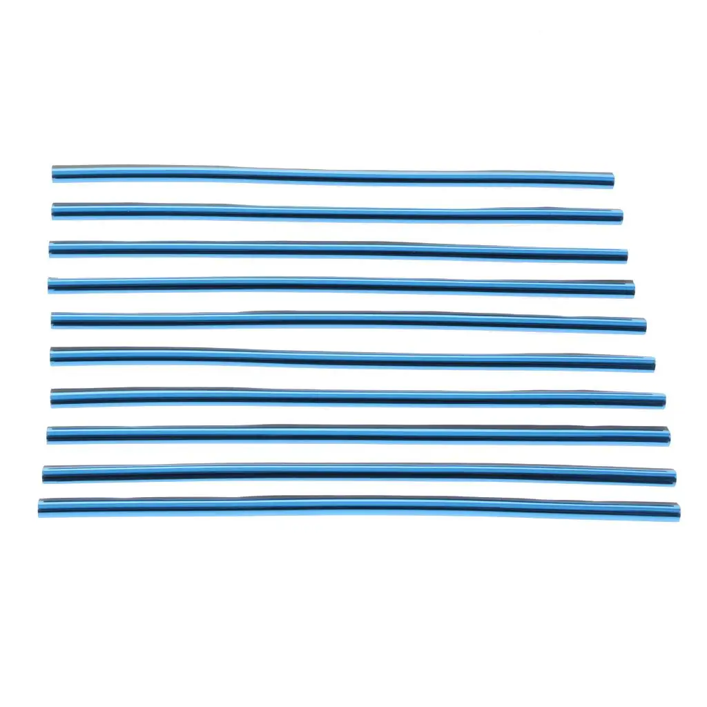 Car AC Outlet Decorative Strip U Shaped Air Vent Trim PVC Car Chrome Strip for Universal Car Interior Use