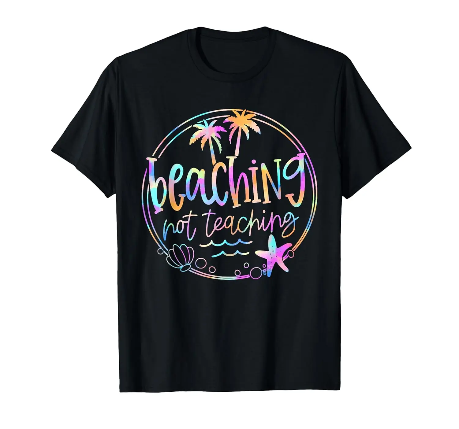 

Men's t shirts Oversize Men's clothing Summer 100% cotton Beaching Not Teaching Printing Short sleeve tee Streetwear Crewneck