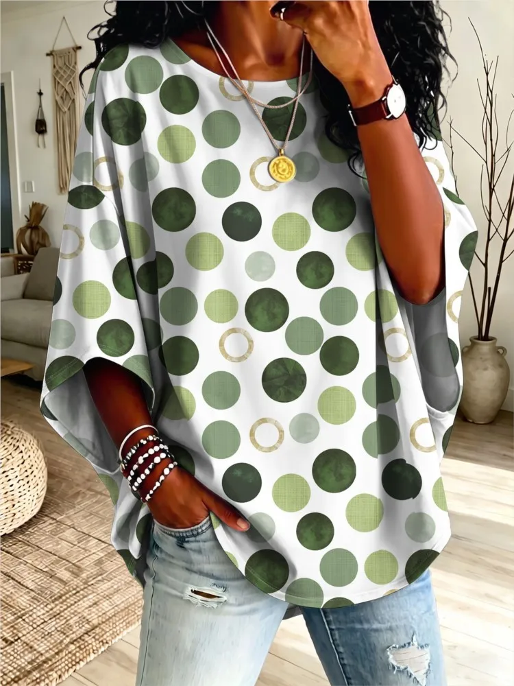 0XL-4XL Plus Size Women's Clothing Spring Autumn Fashion Elegant Tops 3XL 2XL Plus Big Size Women's 3/4 Sleeve T-shirt