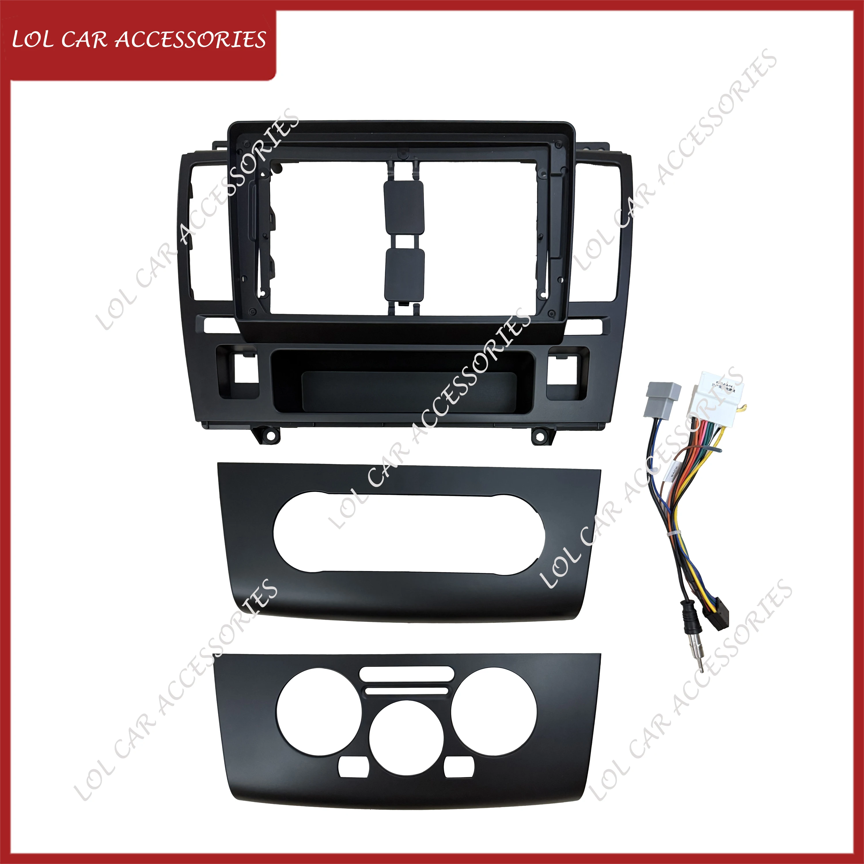 9 Inch Car Radio Fascias For Nissan Tiida Latio 2005-2010 Stereo DVD GPS MP5 Android Player 2 Din Dashboard Panel Frame Trim Kit