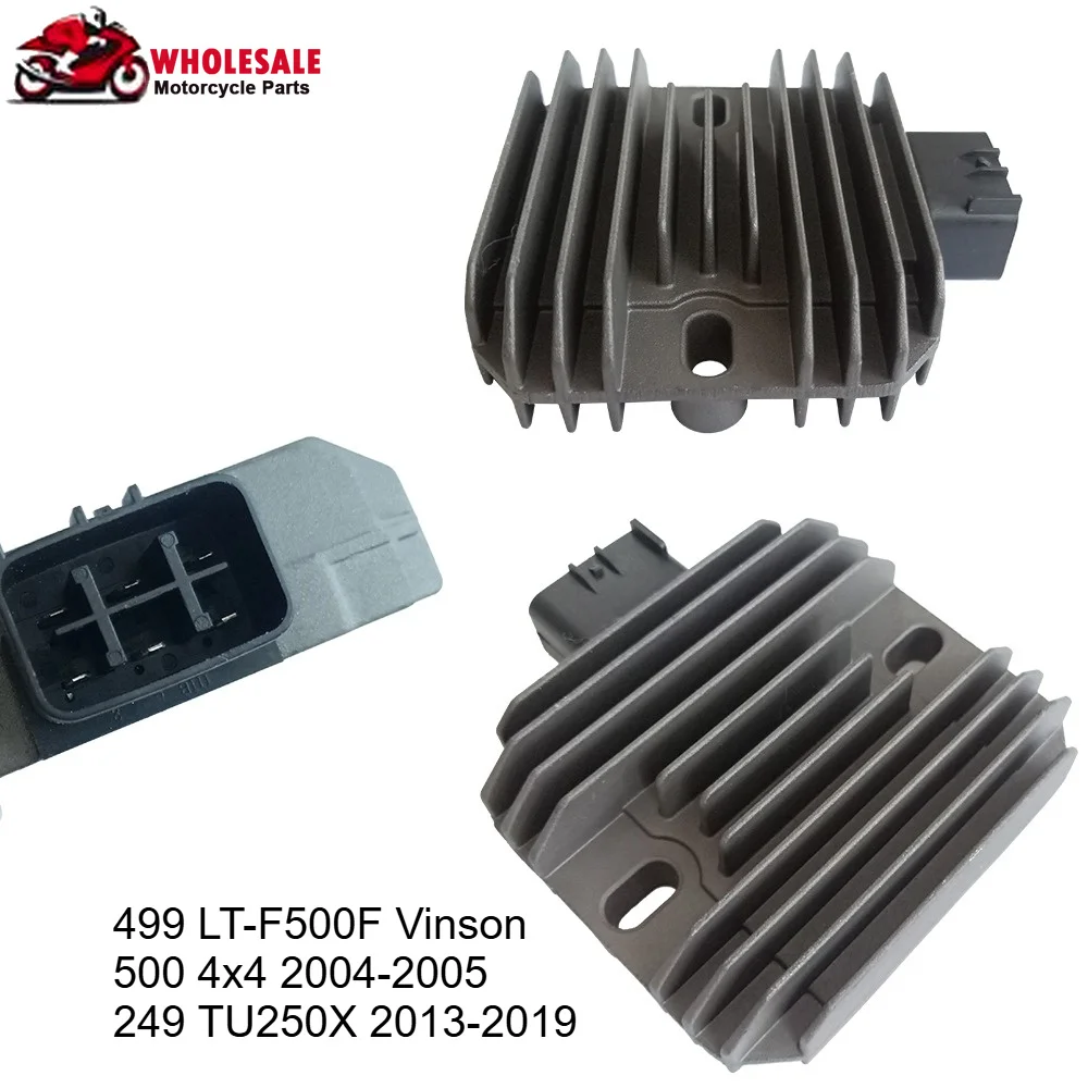 

1pc Voltage Regulator Rectifier For Suzuki 249 TU250X 2013-2019 499 LTF LT-F LT-F500F Vinson 500 4x4 LT-F500 LTF500 TU250 TU 250