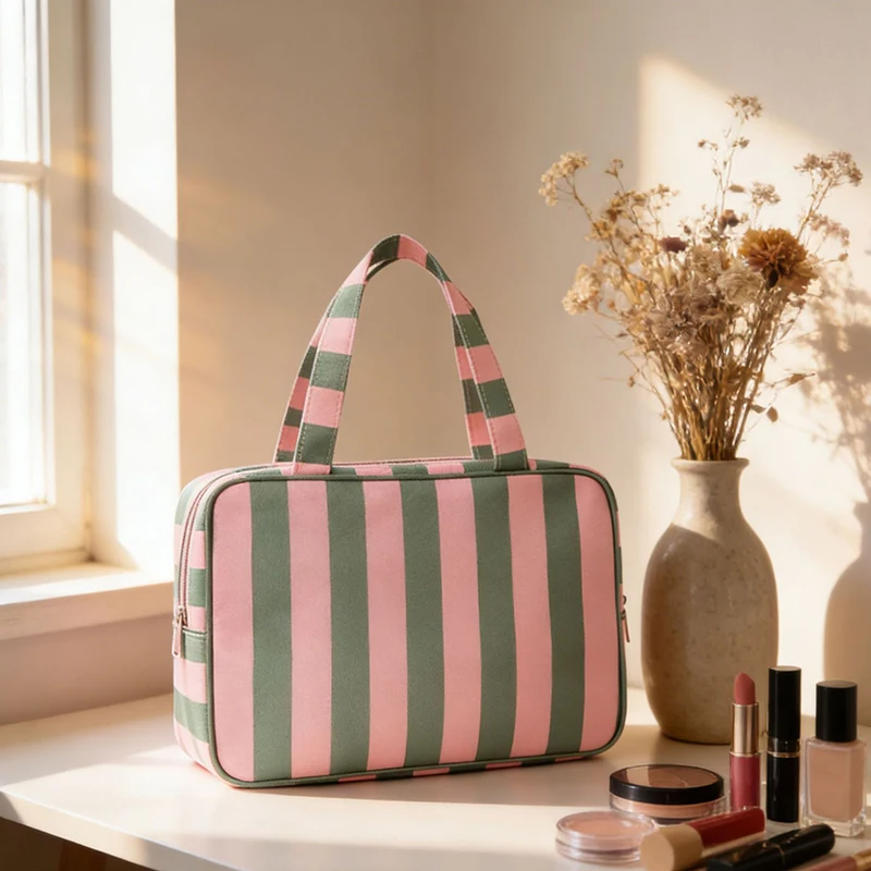Hot Sale Large Capacity Elegant Travel Cosmetic Bag Suitable for & - Polyester Storage Spacious for Business Trip Daily Use Gift
