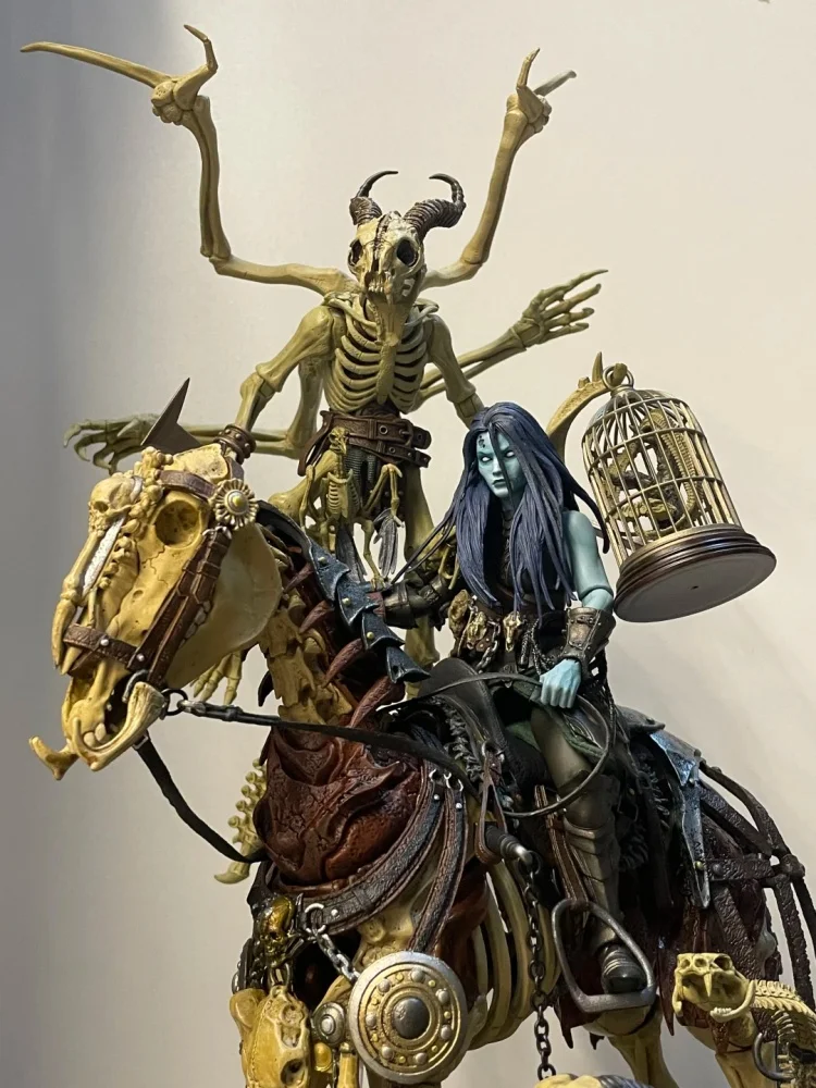 

Four Horsemen Studio Mythic Legions Necronominus Series Undead Army Turpiculi Skeleton Beast Action Figure Collection Model