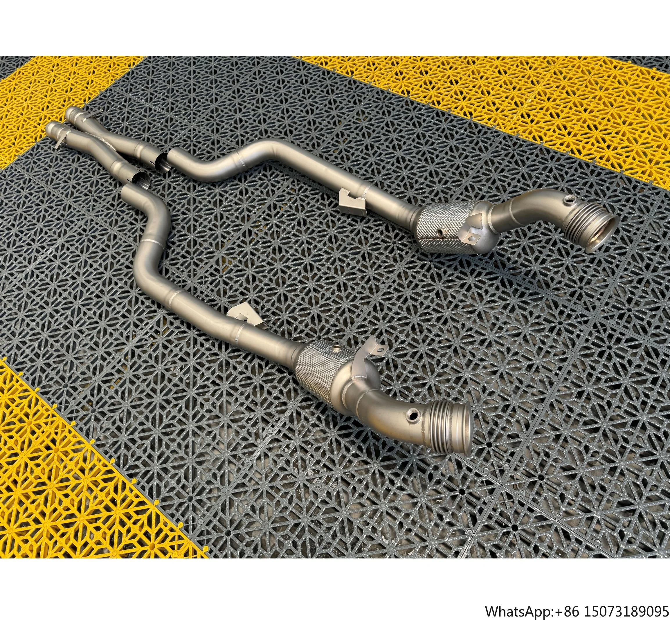 Racing Exhaust High Flow Exhaust Header Downpipe for   W221 S600